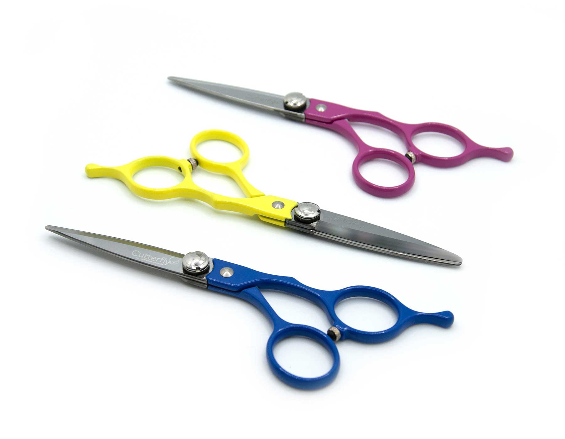 Forbice per Parrucchiere Cutterfly enjoy rosa